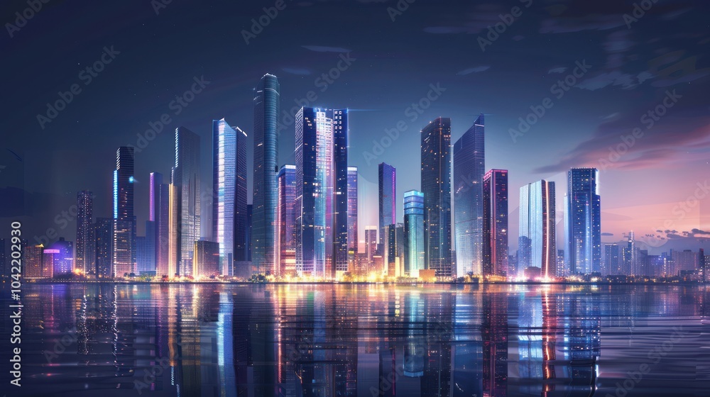 Cityscape at Night Cityscape at Night
