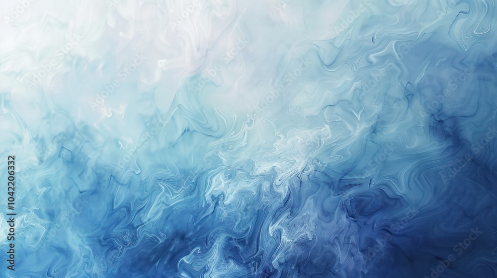 Abstract Blue Swirls