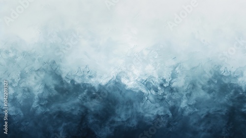 Abstract Blue Sky and Clouds Artwork