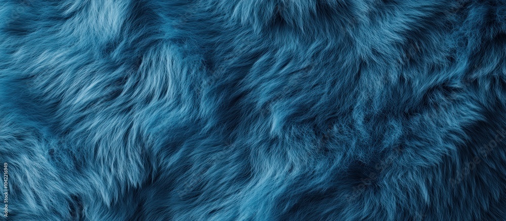 Abstract blue fur texture with soft and fluffy fibers. Abstract blue fur texture with soft and fluffy fibers.