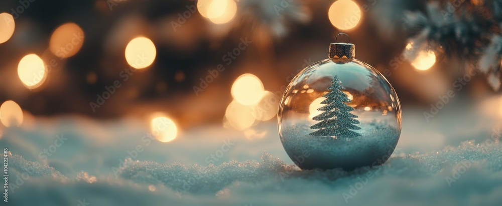 The Christmas Ornament in Snow The Christmas Ornament in Snow