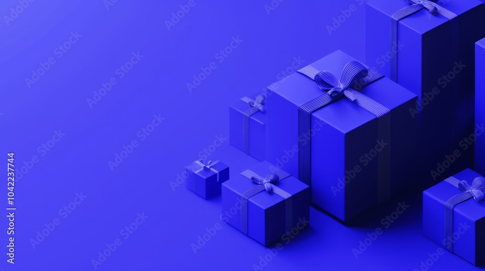 Obraz premium Futuristic Cyber Monday Sale Concept with Minimalist Design Space for Text Overlay