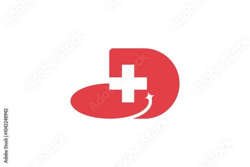 Simple Medical Logo design vector creative design template photo