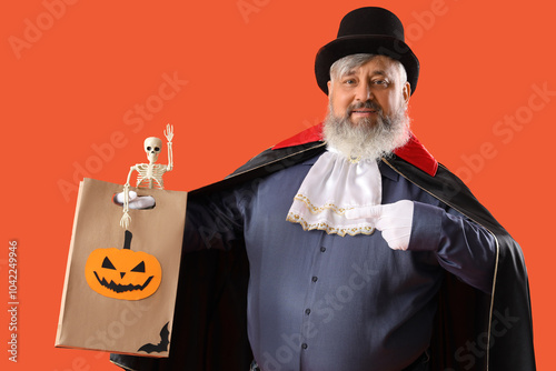 Mature man dressed for Hall...