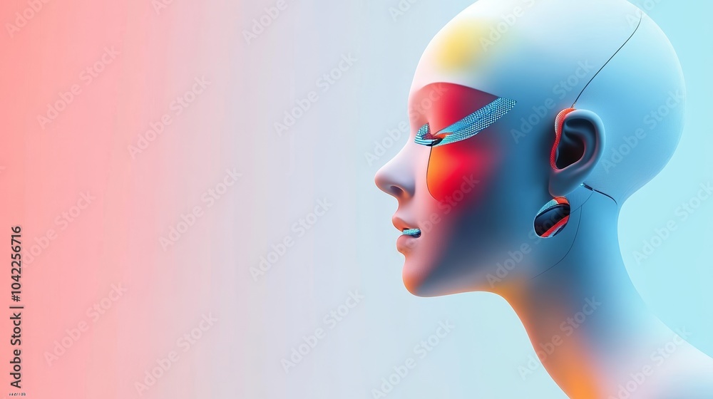 futuristic sculpture of an ethereal humanoid figure smooth surface minimalistic background futuristic sculpture of an ethereal humanoid figure smooth surface minimalistic background