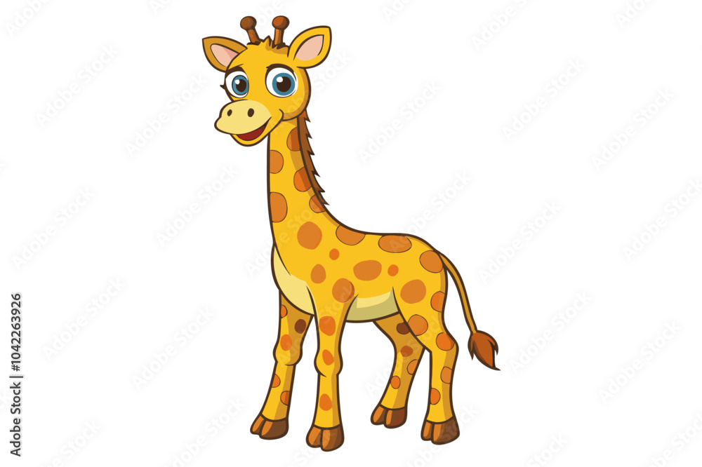 Giraffe cartoon vector vector illustration Giraffe cartoon vector vector illustration
