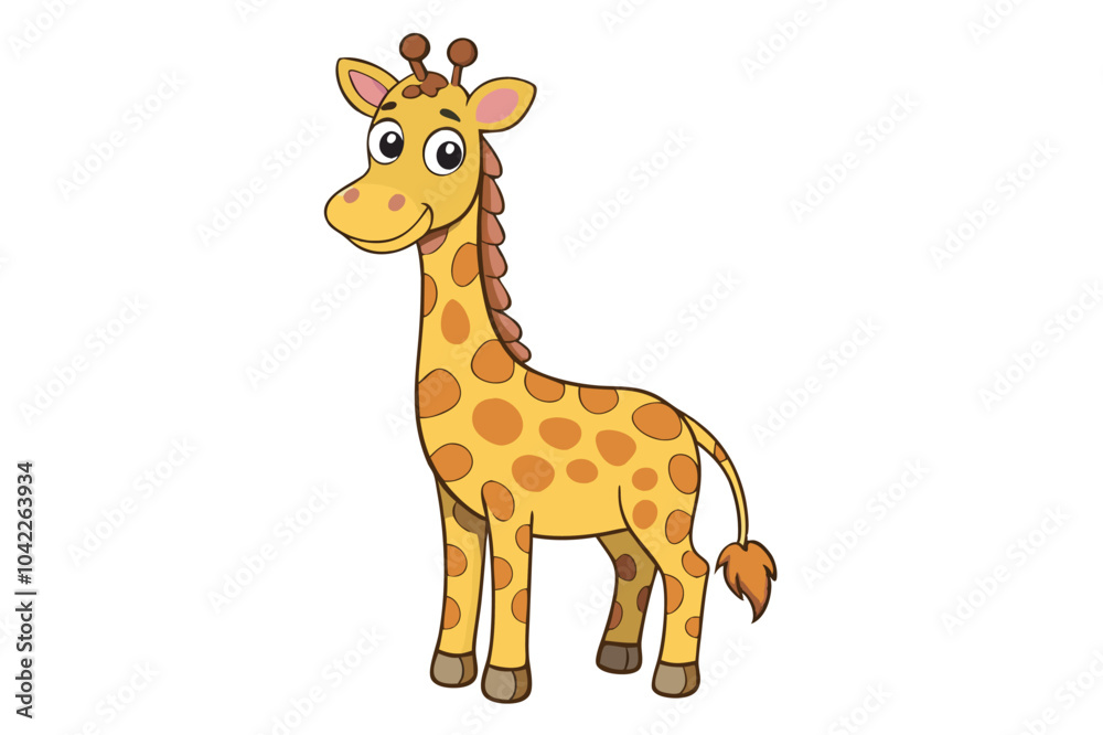 Giraffe cartoon vector vector illustration Giraffe cartoon vector vector illustration