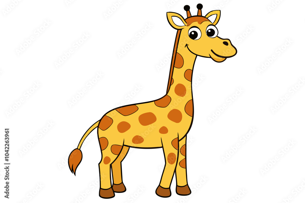 Giraffe cartoon vector vector illustration Giraffe cartoon vector vector illustration