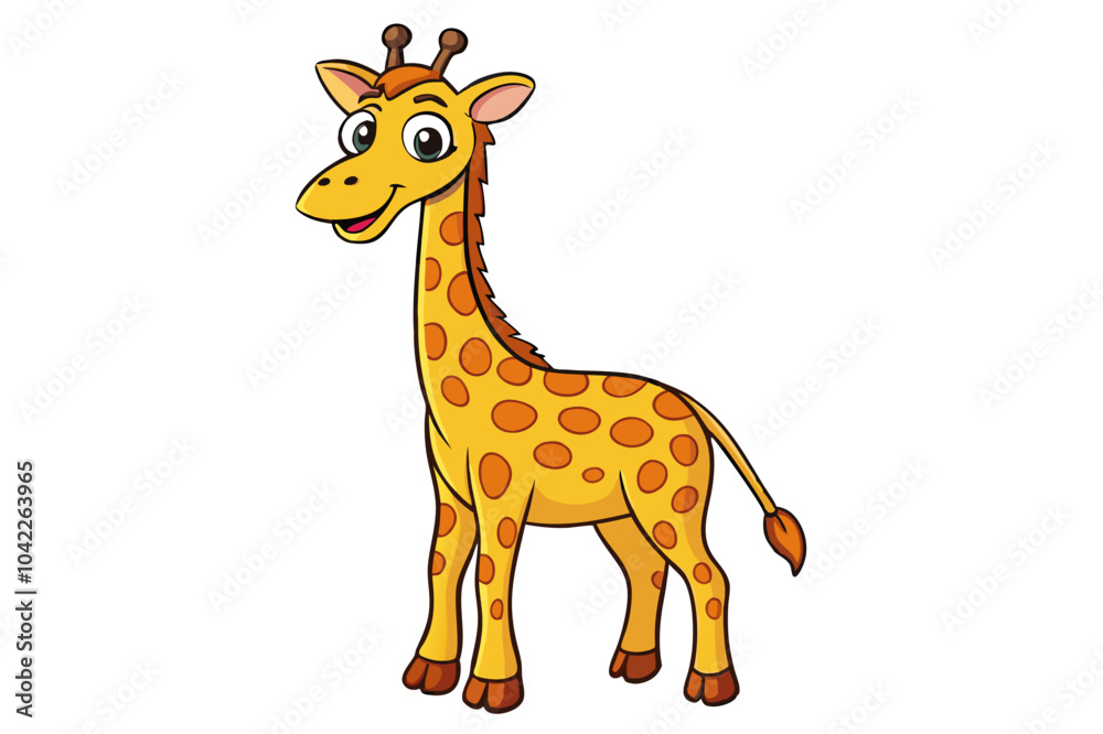 Giraffe cartoon vector vector illustration Giraffe cartoon vector vector illustration