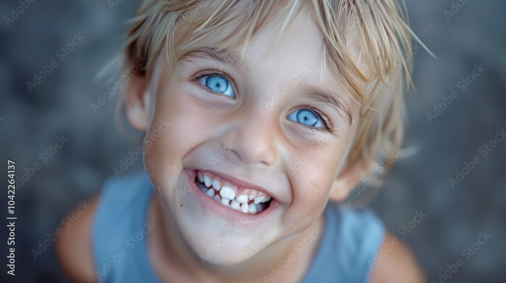 A Little Boy's Joyful Smile