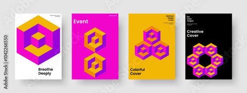 Geometric Poster Design. Creative Business Presentation Layout. Isolated Banner Template. Brochure. Report. Flyer. Background. Book Cover. Pamphlet. Newsletter. Journal. Magazine. Notebook