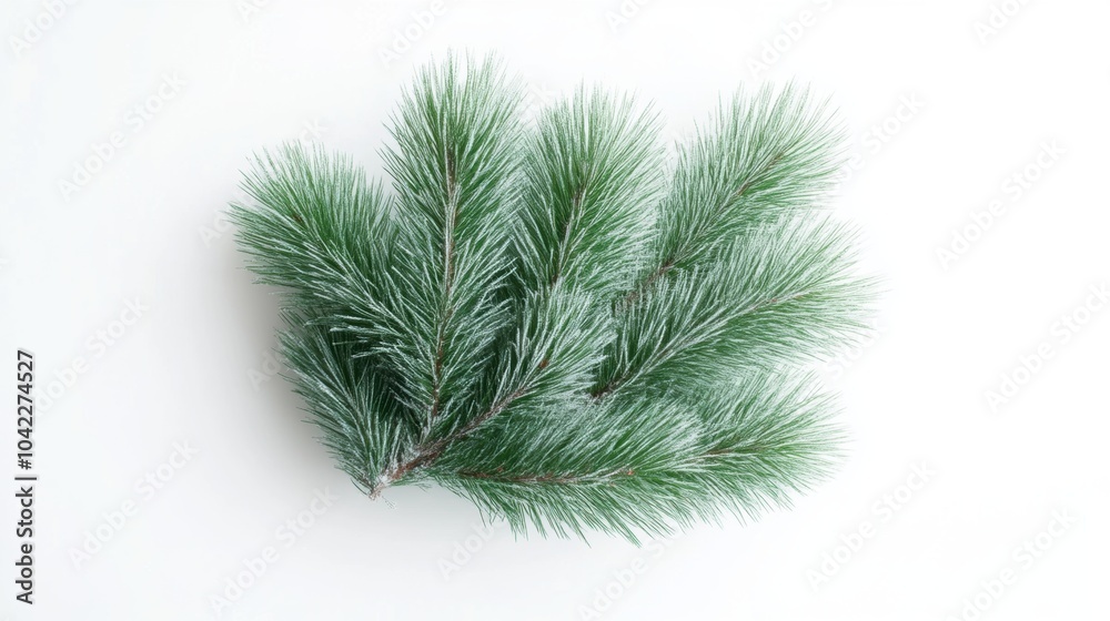 Festive fluffy fir branch for christmas decoration and design Festive fluffy fir branch for christmas decoration and design