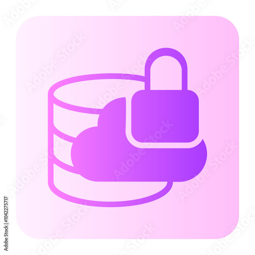 database gradient icon