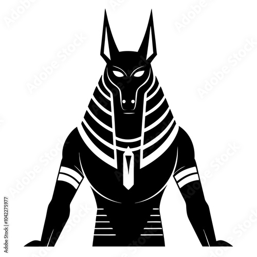 Anubis Silhouette vector illustration