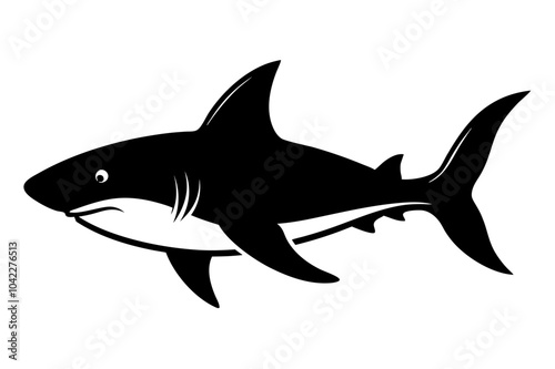 Shark Silhouette vector illustration