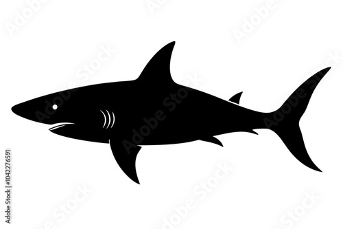 Shark Silhouette vector illustration