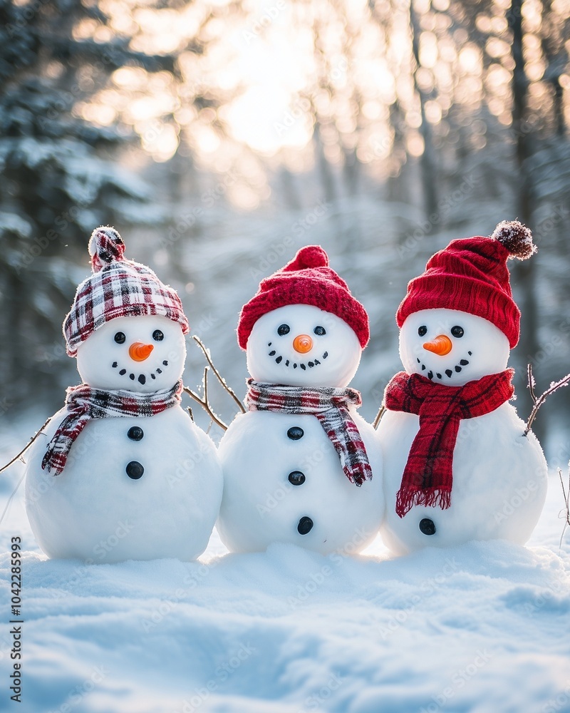 Obraz premium snowman
