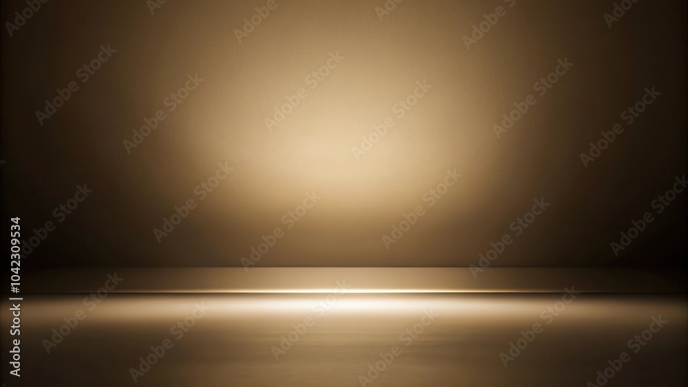 Dark abstract beige background with forced perspective cloth-like shapes Dark abstract beige background with forced perspective cloth-like shapes