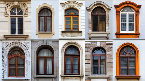 Collection of Arched Windows in Different Architectural Styles