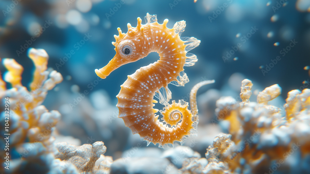 Sea horse in the ozean Sea horse in the ozean