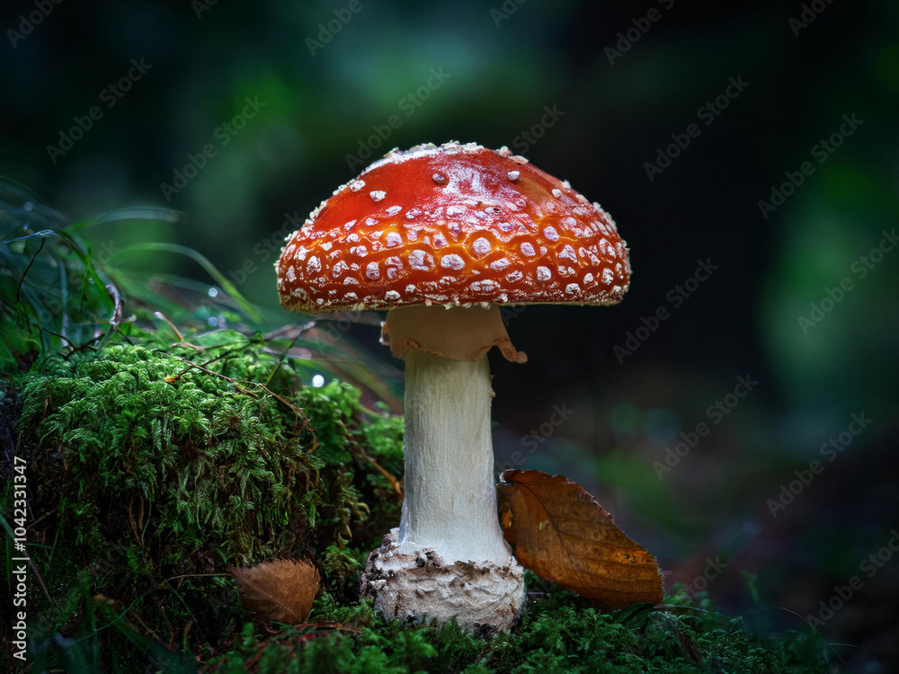 Fototapeta premium mushroom in the forest