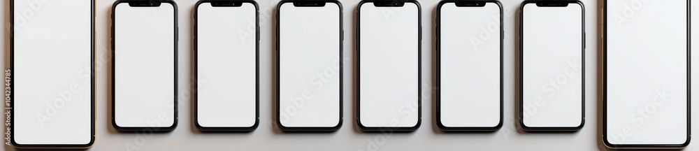 Frame design with blank display isolated templates. Mockup smartphone device collection with thin frame and blank screen isolated. Modern template for app or ux design. Frame design with blank display isolated templates. Mockup smartphone device collection with thin frame and blank screen isolated. Modern template for app or ux design.