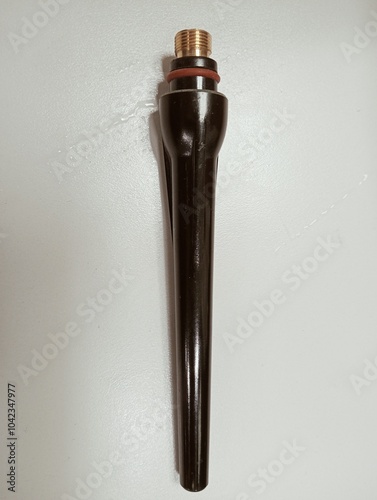 spare pen of torch for tig welding on white background