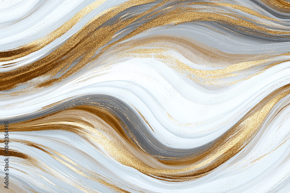 Obraz premium gold silber marmor background