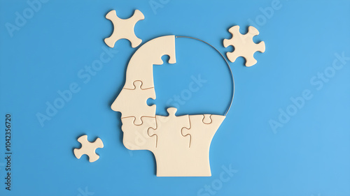 World mental health day concept. AI generated image, ai