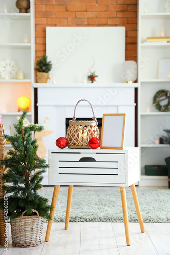 Cozy Christmas living room ...