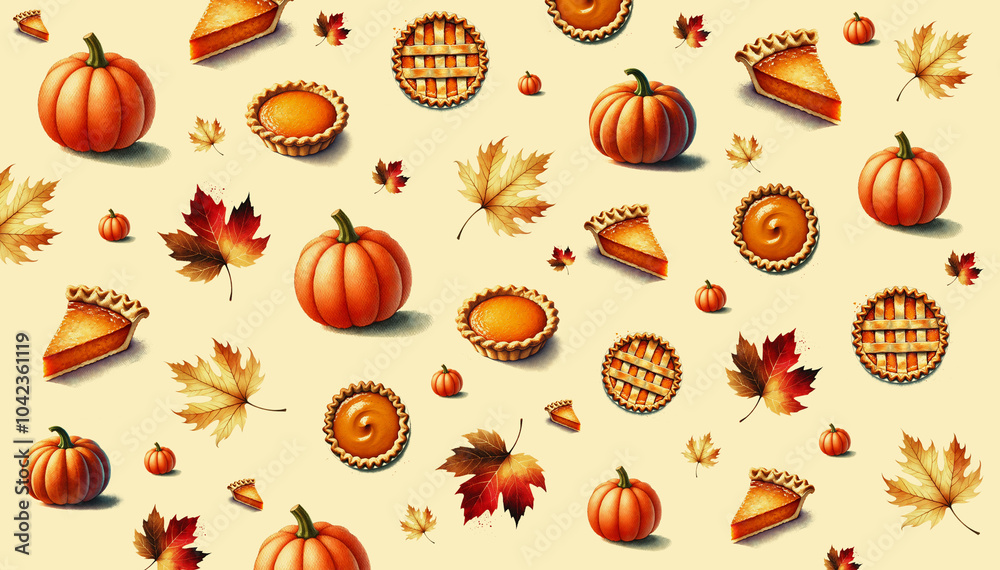 Thanksgiving Illustrations Background Pattern Thanksgiving Illustrations Background Pattern
