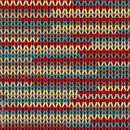 Knitted background pattern wallpaper knitting decorative print handmade textile knitting handiwork