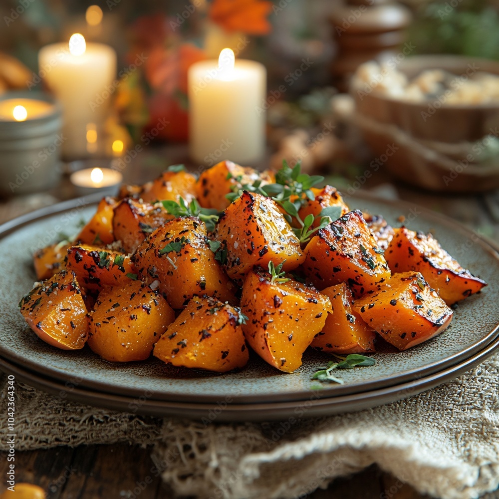 Cut and Roasted Butternut Squash Cut and Roasted Butternut Squash