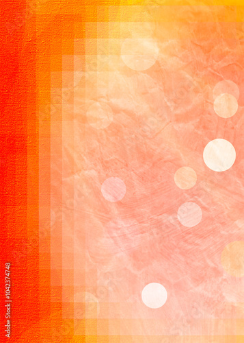 Orange bokeh Vertical background, usable for banner, posters, Ads, events and vatious graphic design works photo