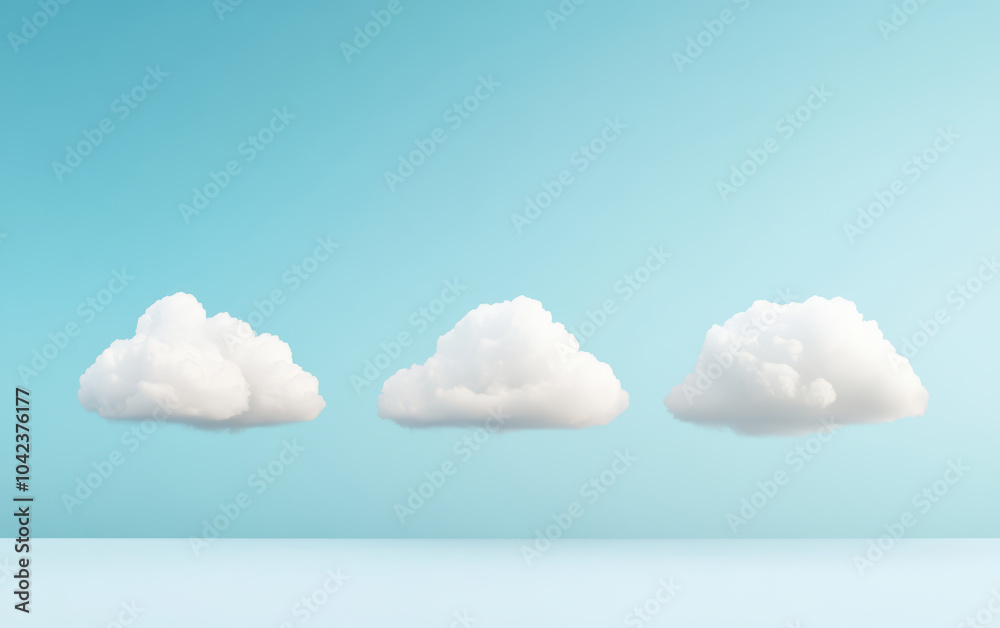 Fresh blue sky and white clouds graphic design background
Fresh blue sky and white clouds graphic design background