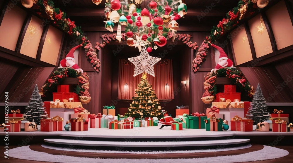 Fototapeta premium 豪華なクリスマスパーティー