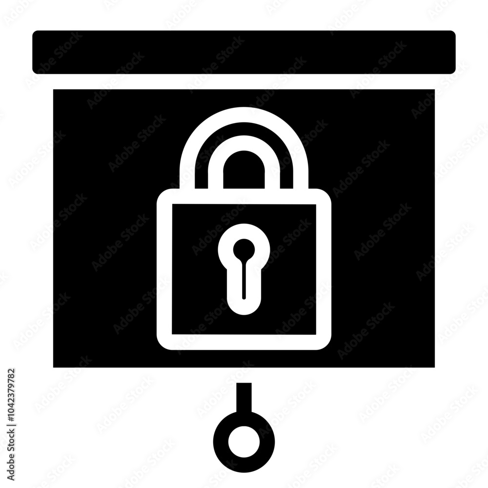 presentation board vector icon presentation board vector icon