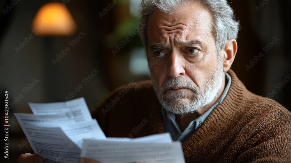 Financial Crisis:Man Overwhelmed by Debt.Concept of financial burden, economic crisis, government debt, personal stress. Financial Crisis:Man Overwhelmed by Debt.Concept of financial burden, economic crisis, government debt, personal stress.