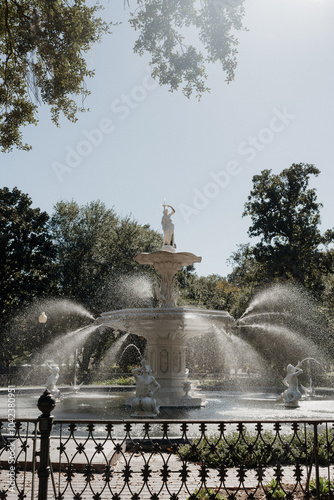 fountain in the park