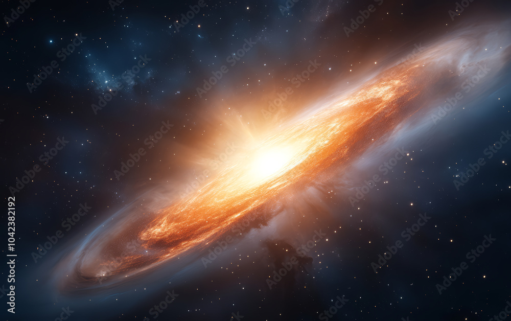 Starry sky theme science and technology background Starry sky theme science and technology background