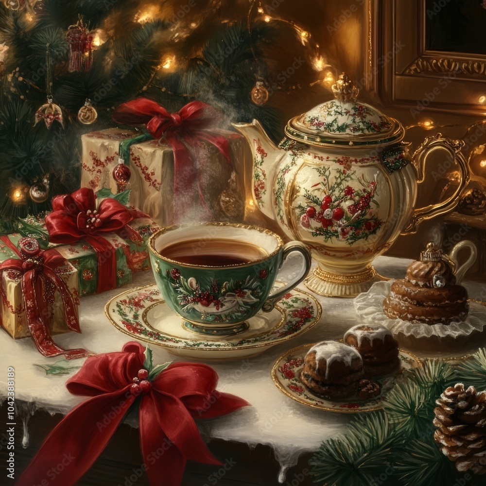 Fototapeta premium Tea for Xmas