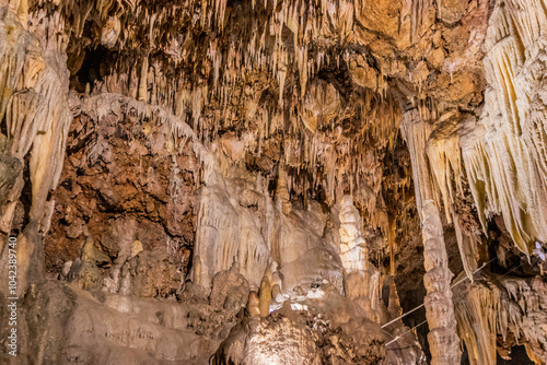 Qadisha Grotto in Qadisha valley, Lebanon photo