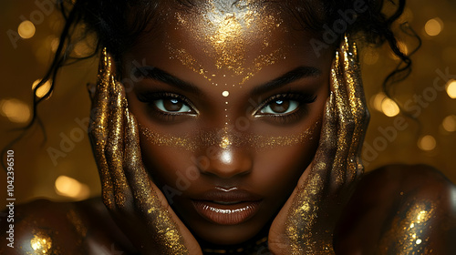 A close-up portrait of a pe...