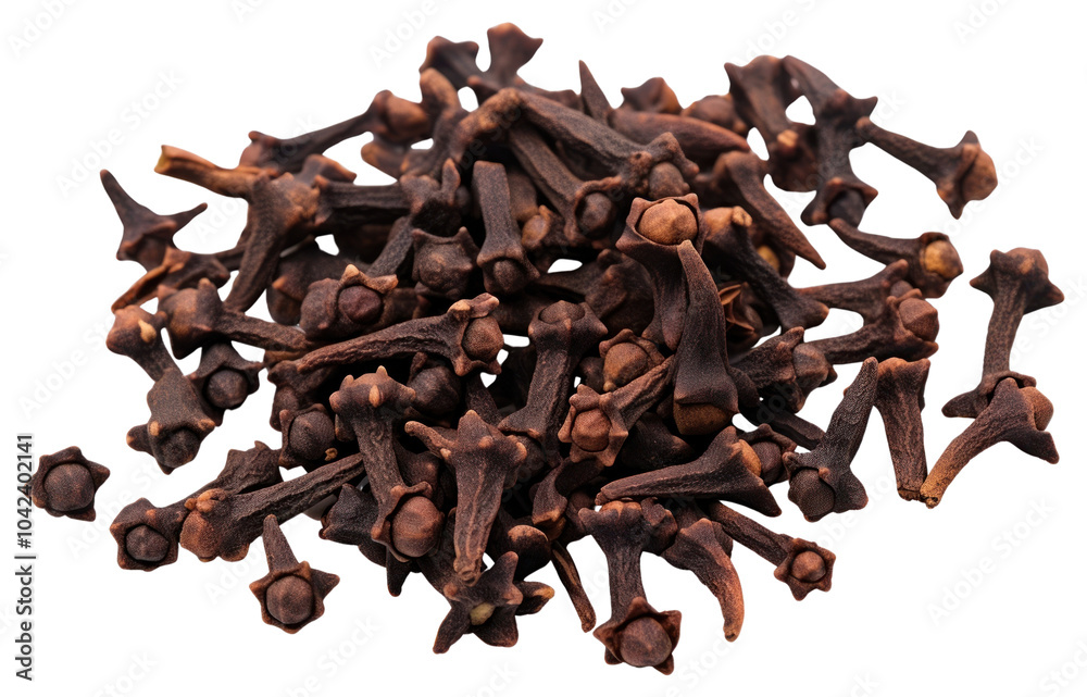 Obraz premium PNG Cloves spice food white background.
