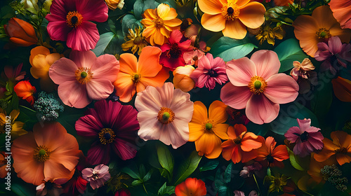 A vibrant array of colorful...