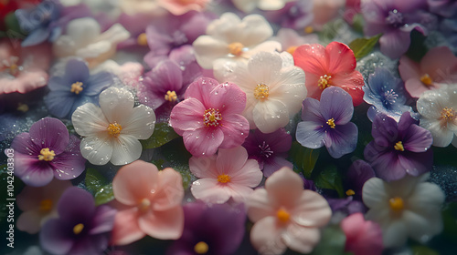 A vibrant array of colorful...