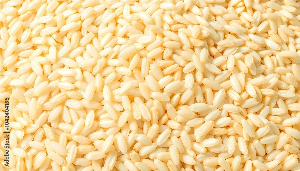 Pile of Raw Rice Grains Pile of Raw Rice Grains