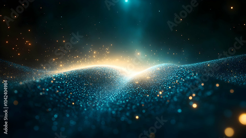 Abstract digital landscape ...