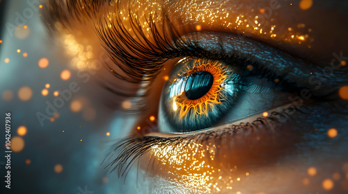 A close-up of a vibrant, co...