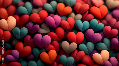 A vibrant assortment of col...